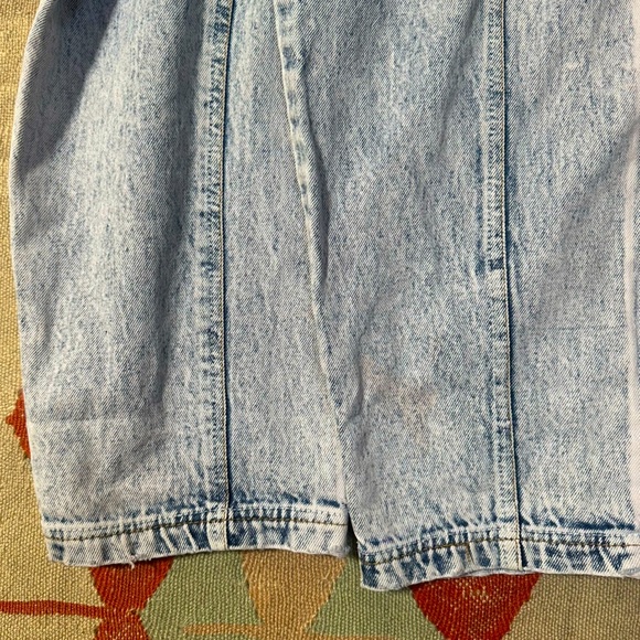 Vintage 80's Bugle Boy Cargo Jeans Denim Acid Stone Wash Jeans Size 30 - Picture 12 of 12